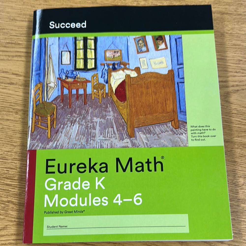 EUREKA MATH Grade K SUCCEED Modules 4-6 Workbook 2018 Great Minds